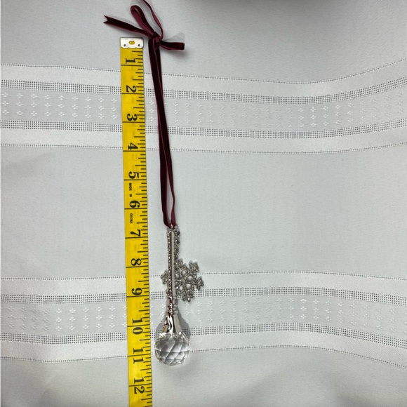 Bowring Make a Wish Snowflake Ornament Christmas Holiday Collectible Crystal - Picture 10 of 14